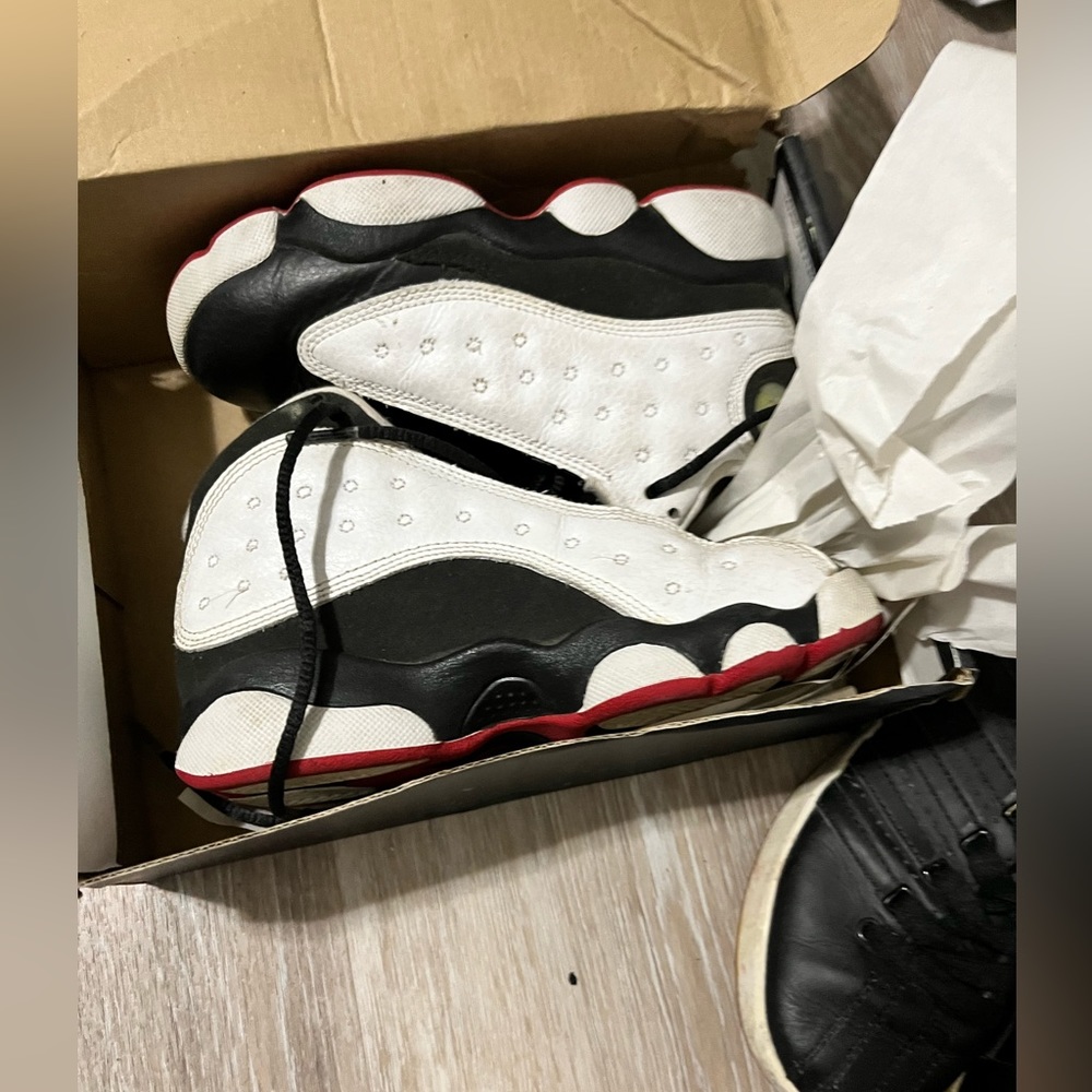 SEND OFFER JordanRetro 13 BP red black white 12c original box